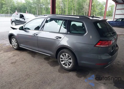 2019 Volkswagen Golf Sportwagen 1.4T S/1.4T Se из США, поврежденный, VIN 3VWY57AU6KM510588
